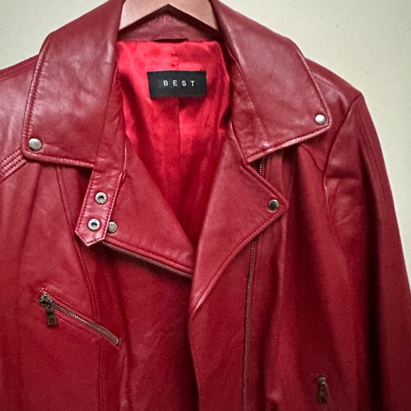 Best 100% Leather Motorcycle Jacket - Picture 3 of 9